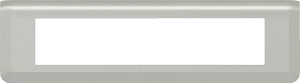 legrand-plaque de finition horizontale mosaic pour 10 modules alu (079310l)