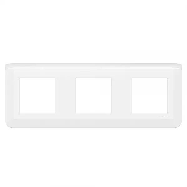 legrand-plaque de finition horizontale mosaic pour 3x2 modules blanc (078806l)