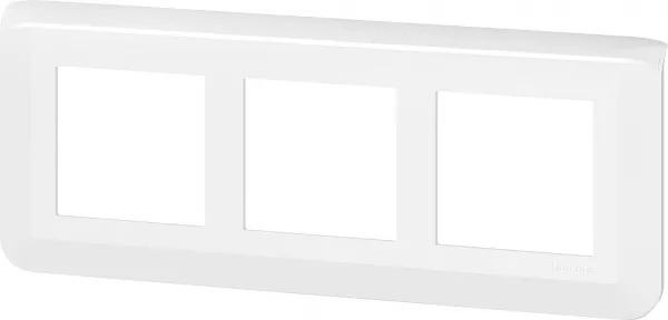 legrand-plaque de finition horizontale sp�ciale r�novation mosaic pour 3x2 modules blanc (078866l)