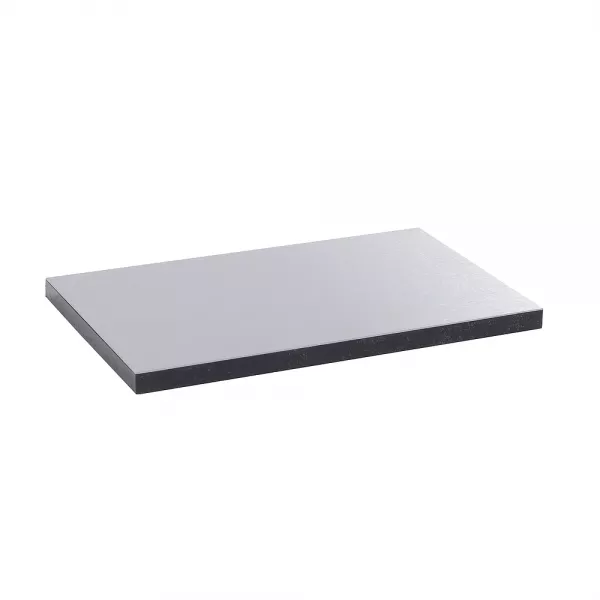legrand-plaque de finition inox - boite de sol affleurante 12/18 modules (088146)