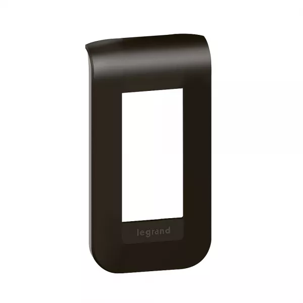legrand-plaque de finition mosaic 1 module finition noire (079041l)