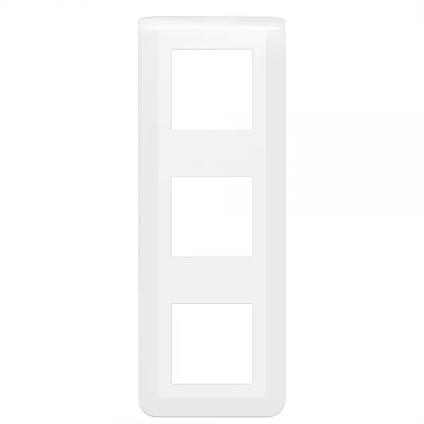 legrand-plaque de finition verticale mosaic pour 3x2 modules blanc (078823l)