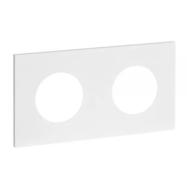 legrand-plaque double prise 2p+t - epure blanc satin art d\'arnould (arp67932)
