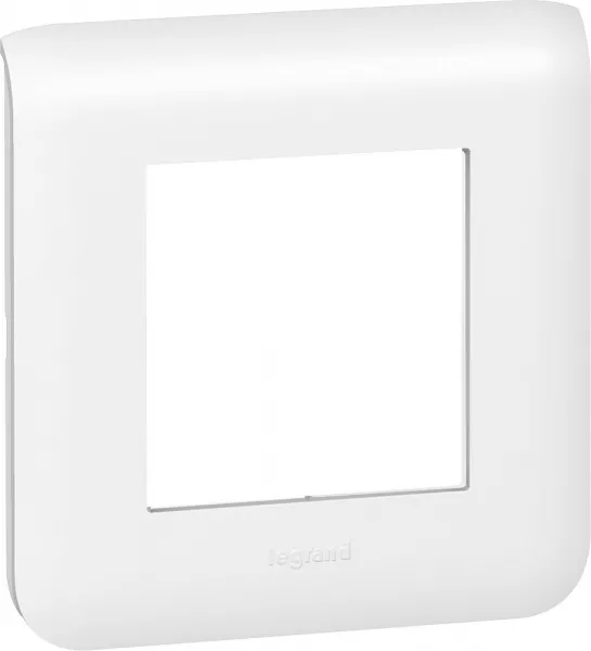 legrand-plaque mosaic 2 modules - blanc (078802)