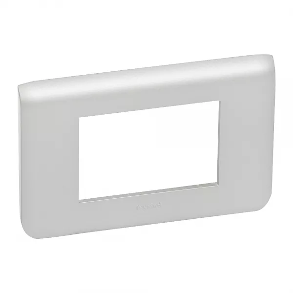 legrand-plaque mosaic 3 modules - alu (079303)