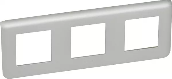 legrand-plaque mosaic 3x2 modules horizontal - alu (079306)