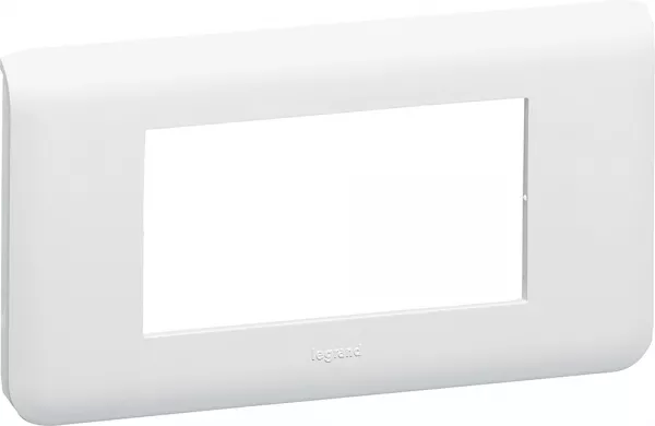 legrand-plaque mosaic 4 modules horizontal - blanc (078814)