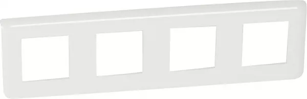 legrand-plaque mosaic 4x2 modules horizontal - blanc (078808)