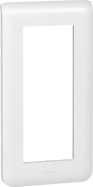 legrand-plaque mosaic 5 modules vertical - blanc (078825)