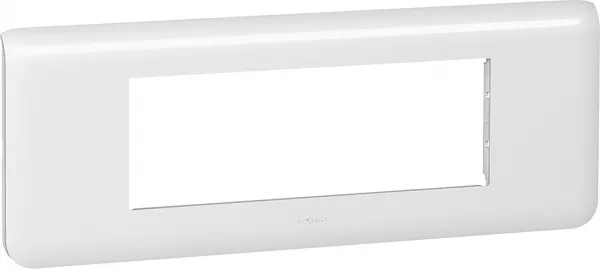 legrand-plaque mosaic 6 modules horizontal - blanc (078816)