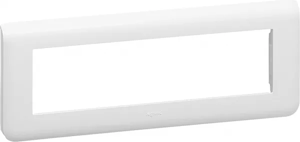 legrand-plaque mosaic 8 modules horizontal - blanc (078818)