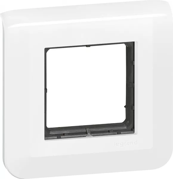 legrand-plaque mosaic avec support � vis pour 2 modules - blanc (099472)