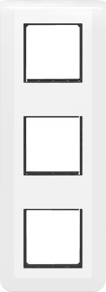 legrand-plaque mosaic avec support pour 3 x 2 modules montage vertical - blanc (099475)