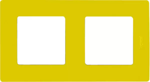 legrand-plaque nilo� 2 postes - foug�re (096713)