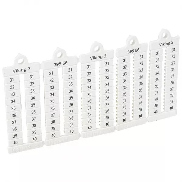 legrand-plaque rep�res lecture verticale -bloc de jonct viking3 pas 5mm + chiffres 31-40 (039558)