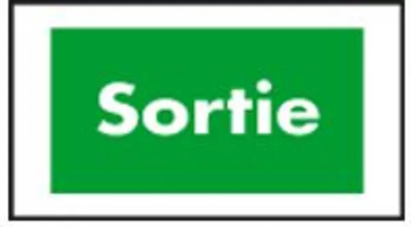 legrand-plaque signalisation additionnelle �clairage de s�curit� arcor indication sortie (062584)