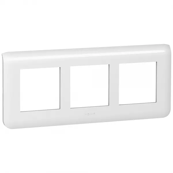 legrand-plaque sp�ciale r�novation mosaic 3x2 modules horizontal - blanc (078866)