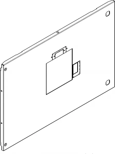 legrand-plastron m�tal 1 dpx�630 sans diff position verticale + cde motoris�e xl�4000 (021072)