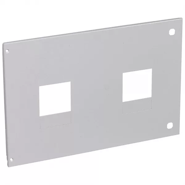 legrand-plastron m�tal pour inverseurs de sources � vis pour 2 dpx250 fixes dans xl�4000 (020974)