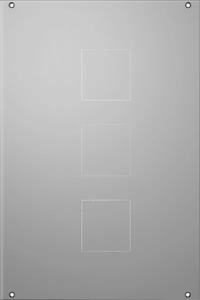 legrand-plastron m�tal xl� pour dpx�250hp vertical version fixe ou extractible (021310)