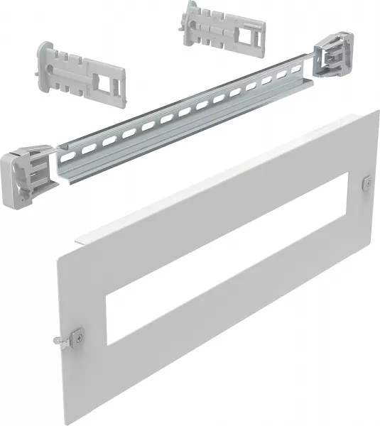 legrand-plastron modulaire m�tal pour chassis � composer - haut 150mm largeur 500mm (433073)