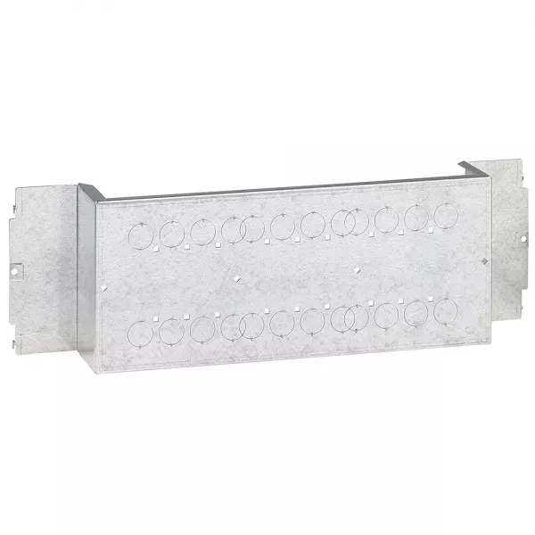 legrand-platine fixe pour 1/2 dpx-is250 position verticale - xl�4000/xl�800 - 24 modules (020605)
