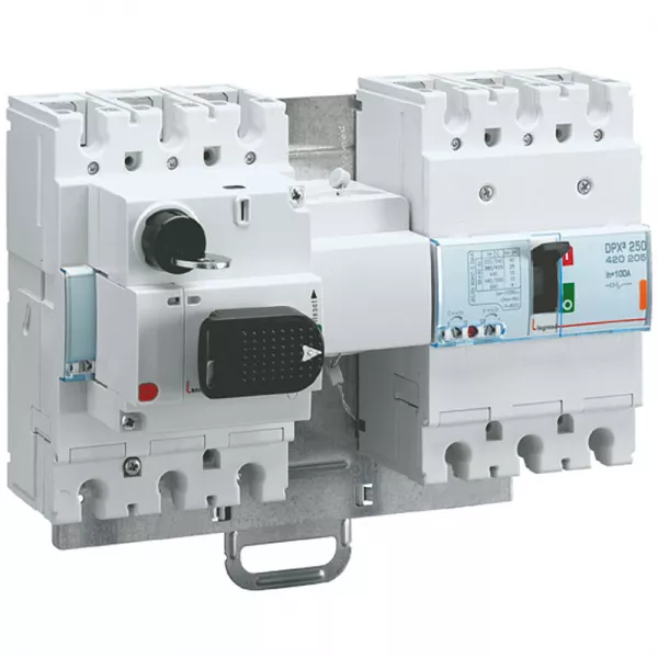 legrand-platine pour montage sur rail 2 dpx�250 ou dpx�160 fixes inverseurs de sources (421058)