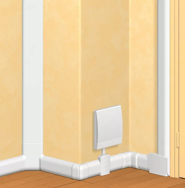legrand-plinthe dlplus 80x20mm 2 compartiments 1 couvercle longueur 2m - blanc (030069)