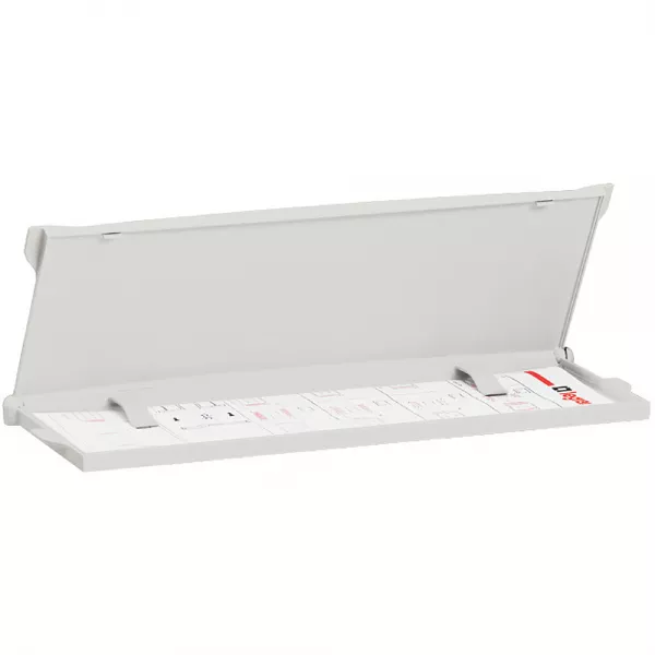 legrand-pochette ferm�e autocollante pour plans - ip30 - 324x120x18mm - gris ral7035 (036582)