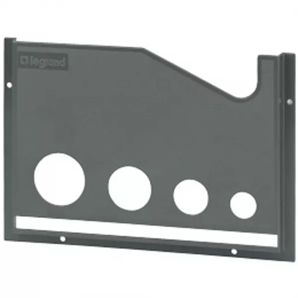 legrand-pochette ouverte autocollante pour plans - largeur 340 et hauteur 235mm -ral7035 (036580)