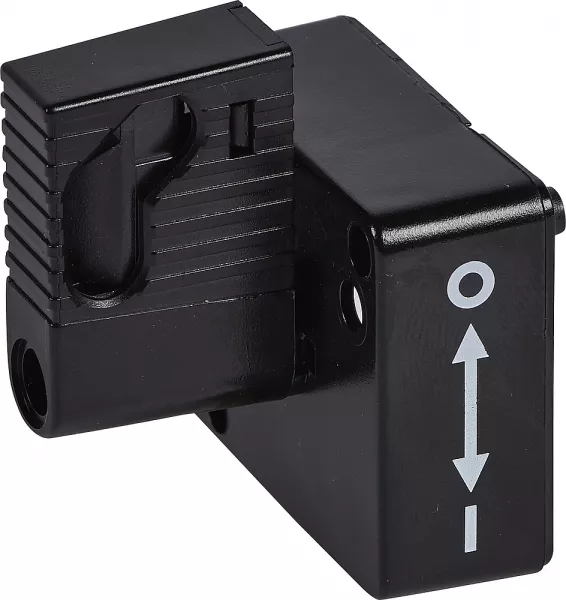 legrand-poign�e lat�rale vistop 32a - finition noir (980280)