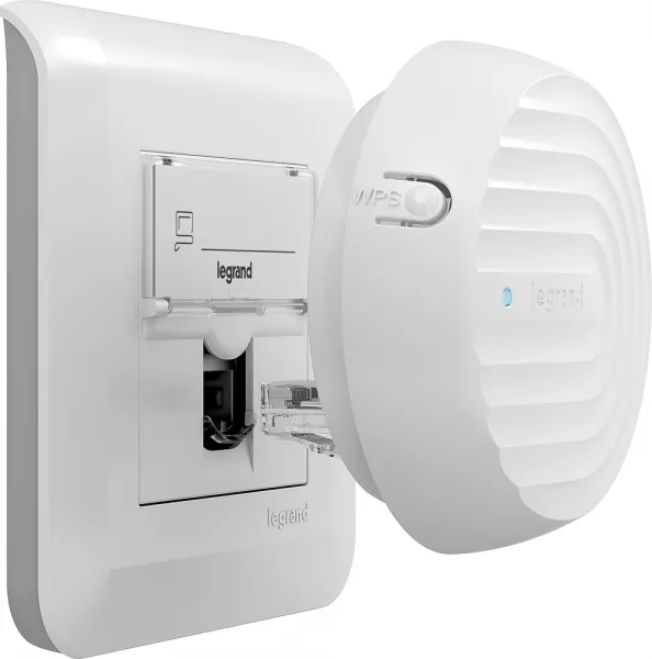 legrand-point d\'acc�s mobile wi-fi power over ethernet - � brancher dans prise rj45 (033523)