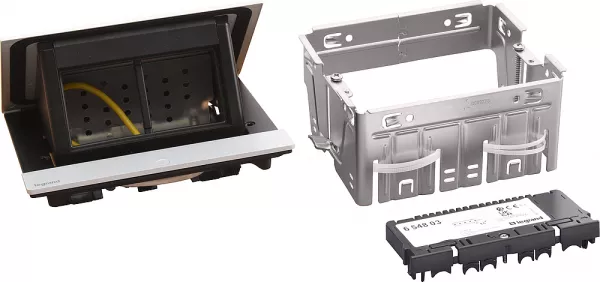 legrand-pop up incara � �quiper 4 modules - alu (654803)