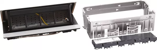 legrand-pop up incara � �quiper 8 modules - alu (654811)