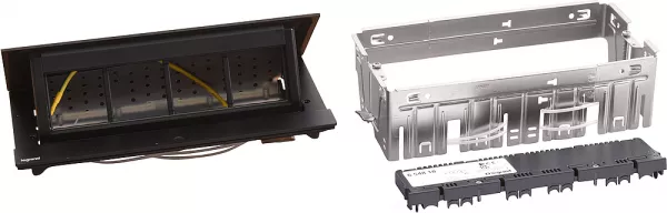 legrand-pop up incara � �quiper 8 modules - noir (654810)