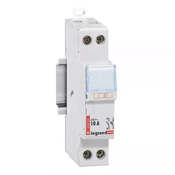 legrand-porte-fusibles 1p+n - 10a - 1 module - pour cartouches 8,5x23mm (092812)
