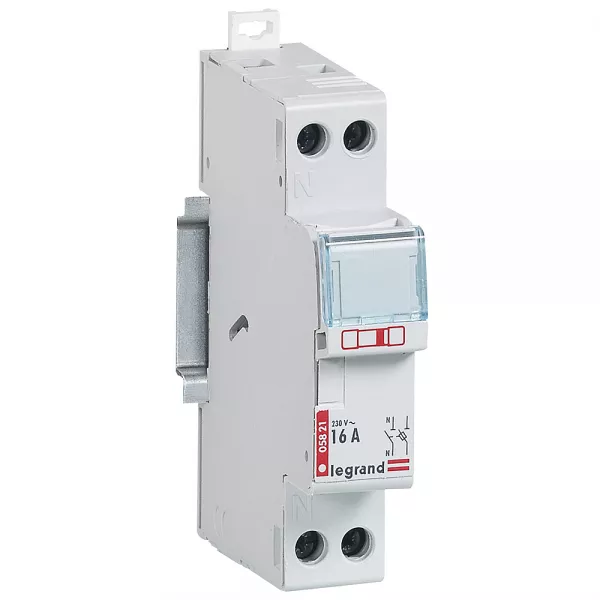 legrand-porte-fusibles 1p+n - 16a - 1 module - pour cartouches 10,3x25,8mm (092813)