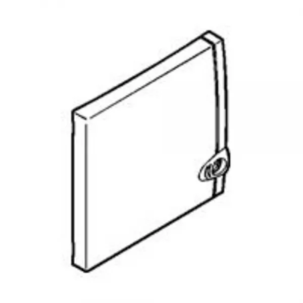 legrand-porte ip40 ik07 pour coffret capacit� mini 8 � 9 modules - blanc ral9003 (001328)