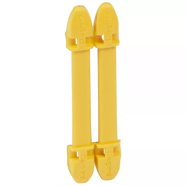 legrand-porte-rep�res - jaune - duplix 7 caract�res (038454)