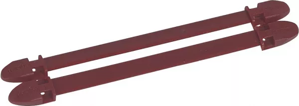 legrand-porte-rep�res - rouge - duplix 14 caract�res (038462)