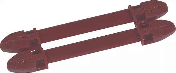 legrand-porte-rep�res - rouge - duplix 7 caract�res (038452)