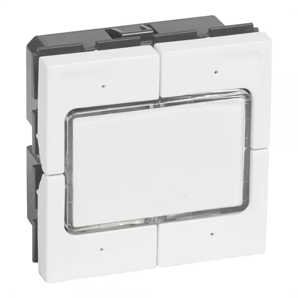 legrand-poussoir 4 positions mosaic 2 modules - blanc (077045l)