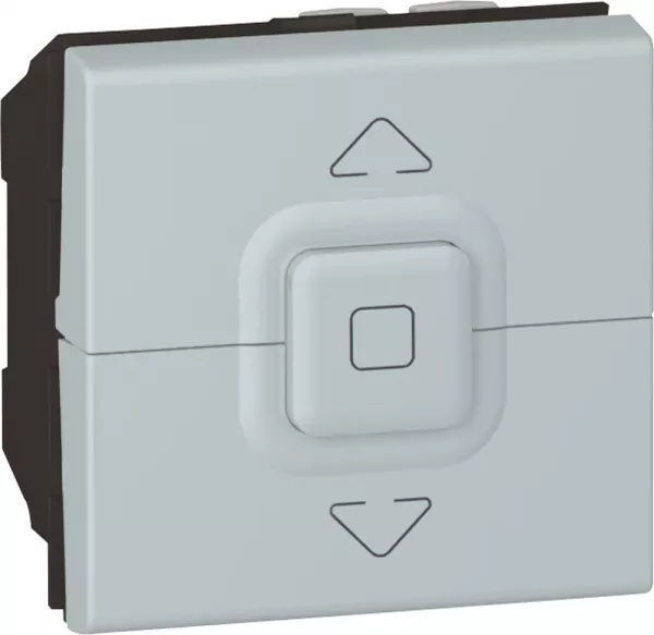 legrand-poussoir 500w maximum mosaic pour 1 ou plusieurs volets roulants - alu (079228)
