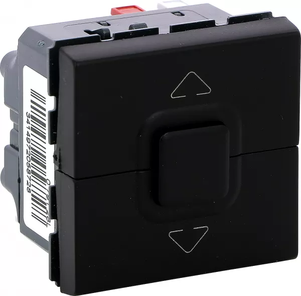 legrand-poussoir 500w maximum mosaic pour 1 ou plusieurs volets roulants - noir (079128l)