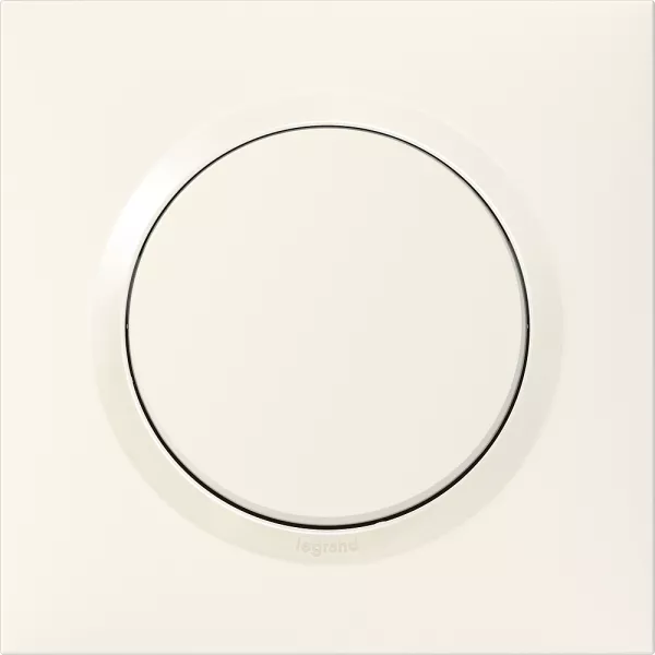 legrand-poussoir dooxie one 6a 250v~ avec plaque carr�e blanche et griffes (600705)