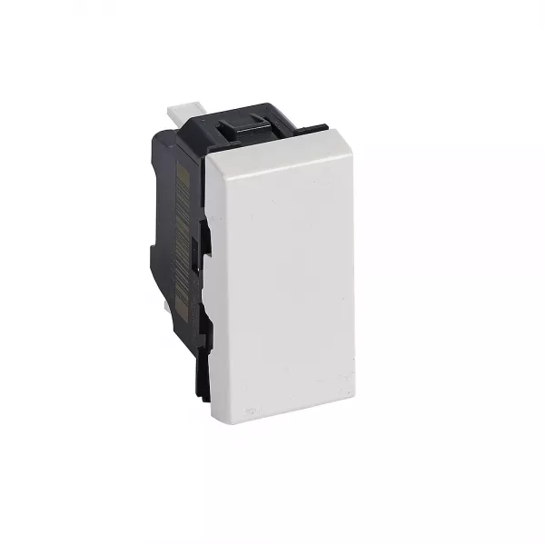 legrand-poussoir inverseur 6a 250v~ mosaic 1 module - blanc (077031)