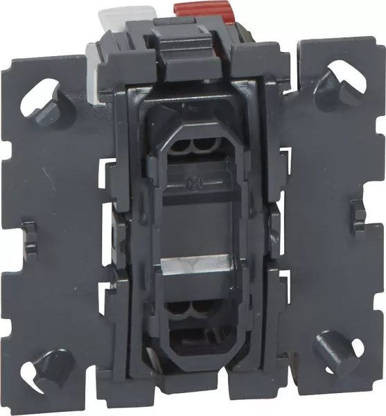 legrand-poussoir inverseur c�liane 6a contact no-nf ou poussoir vmc (067031)