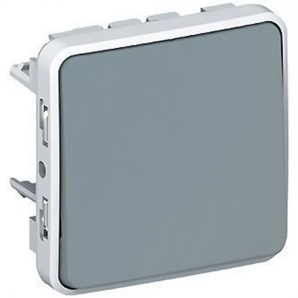 legrand-poussoir inverseur �tanche no+nf plexo composable ip55 10a - gris (069541)