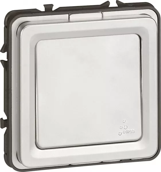 legrand-poussoir inverseur no-nf 6a 230v~ soliroc ik10 ip55 (077841)