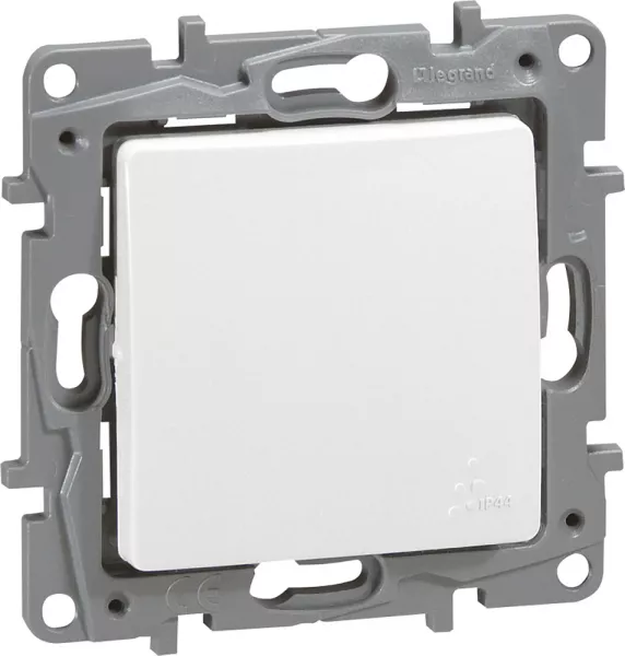 legrand-poussoir ip44 �tanche � l\'air nilo� 6a 250 v~ - no-nf - pur (664725)